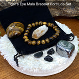 Tiger's Eye Mala armband Fortitude pokasett
