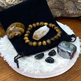 Tiger's Eye Mala armband Fortitude pokasett