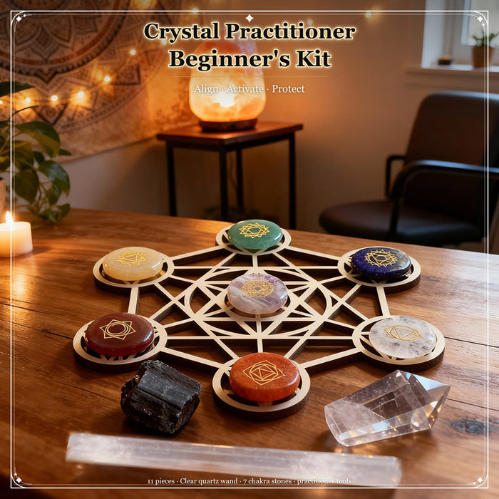 ✨Magicka Academy Crystal Healing Masterclass byrjendasett