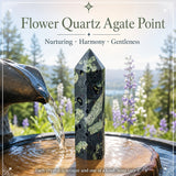Flower Quartz Agate Point