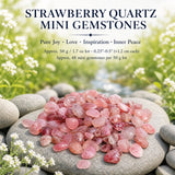 Strawberry Quartz Mini Gemstones (50 Gram / 1.7oz. Lot)