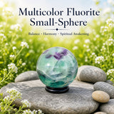 Multicolor Fluorite Small-Sphere