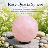 Rose Quartz Sphere - Medium