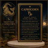 ♑ Capricorne - 22 décembre - 19 janvier - Ensemble de bracelets en cristal d'astrologie du zodiaque