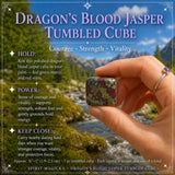 Dragon's Blood Jasper Tumbled Cube