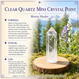 Clear Quartz Mini Crystal Point