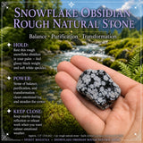 Snowflake Obsidian Rough Natural Stone