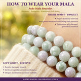 Mala Jade Bracelet With Velvet Pouch