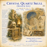 Crystal Quartz Skull (Medium Size)