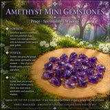 Amethyst Crystal Collection Pouch Set