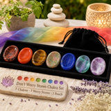 Don't Worry Stones Chakra Set Pouch Set
