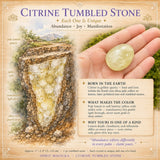Citrine Tumbled Stone
