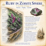 Ruby in Zoisite Sphere - Medium