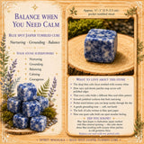 Blue Spot Jasper Tumbled Cube