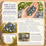 Labradorite Small Rough Stones (50 Gram / 1.7oz Lot)