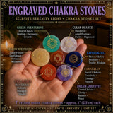 Selenite Serenity Light + Chakra Stones Set