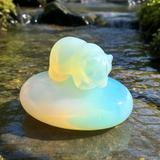 Ogrlica z obeskom iz bakrene žice Z ARRON DESIGN Serenity Moonstone