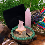 Spirit of Love – Rose Quartz Crystal Totem Set