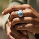 Larimar Wisdom Ring