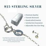 Ogrlica z obeskom iz bakrene žice Z ARRON DESIGN Serenity Moonstone