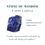 70% Off - Lapis Lazuli Necklace - Mala - Point - Celestial Wisdom Set