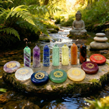 14 Pcs Crystal Points Chakra Stones Bundle Set