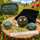 Dragon's Blood Elixir Crystal Pouch Set