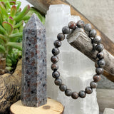 SALE TODAY -Yooperlite - The Stone that Glows + Mala Bracelet Combo Set