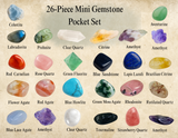 26-Piece Mini Gemstone Pocket Set