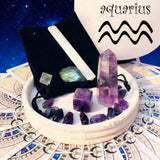 ♒ Aquarius - Zodiac Crystal Set