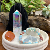 Angel Aura & Azure Mala Bracelet Bundle Set