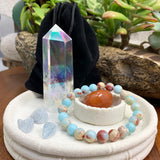 Angel Aura & Azure Mala Bracelet Bundle Set
