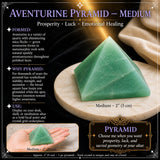 Aventurine Pyramids