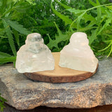 Crystal Spirit Totems: Clear Quartz Buddha
