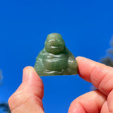 Crystal Spirit Totems: Green Quartz Buddha
