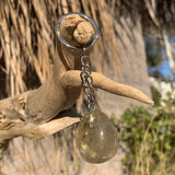 Citrine Crystal Keychain