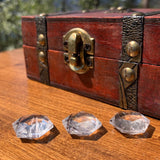 FREE GIVEAWAY! Clear Quartz Sacred Geometry Faceted Crystal