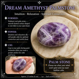 SUMMER SALE: SAVE 50% Dream Amethyst & Selenite Palmstone Duo