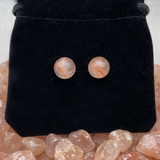 Earrings - Fire Quartz Studs