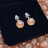 Earrings - Fire Quartz Studs