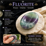 Fluorite Worry Stone