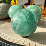 Crystal Mood Light (Green Fluorite Sphere-Medium)