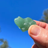 Crystal Animal Spirit Totems: Green Quartz Frog