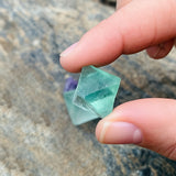 Green Fluorite Octahedron