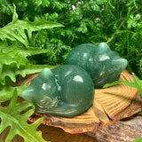 Crystal Animal Spirit Totems: Green Quartz Sleeping