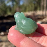 Crystal Animal Spirit Totems: Green Quartz Frog