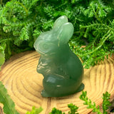 Crystal Animal Spirit Totems: Green Quartz Rabbit