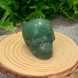 Crystal Spirit Totems: Green Quartz Skull