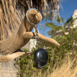 Hematite Crystal Keychain
