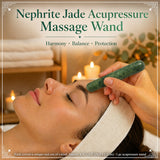 Nephrite Jade Massage Wand